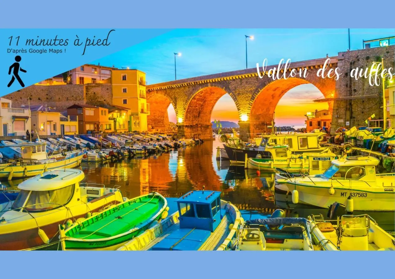 Plage Des Catalans Appart 4 Personnes Apartment Marseille France